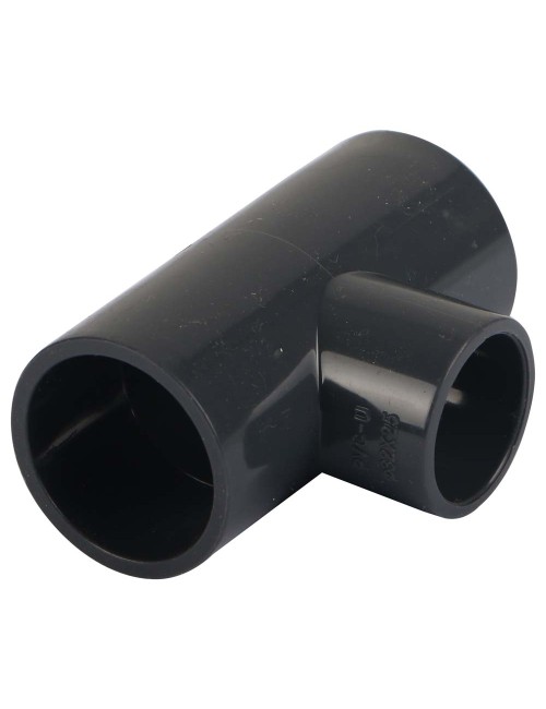 PVC ADOPTER TEE GREY 1" x 3/4"