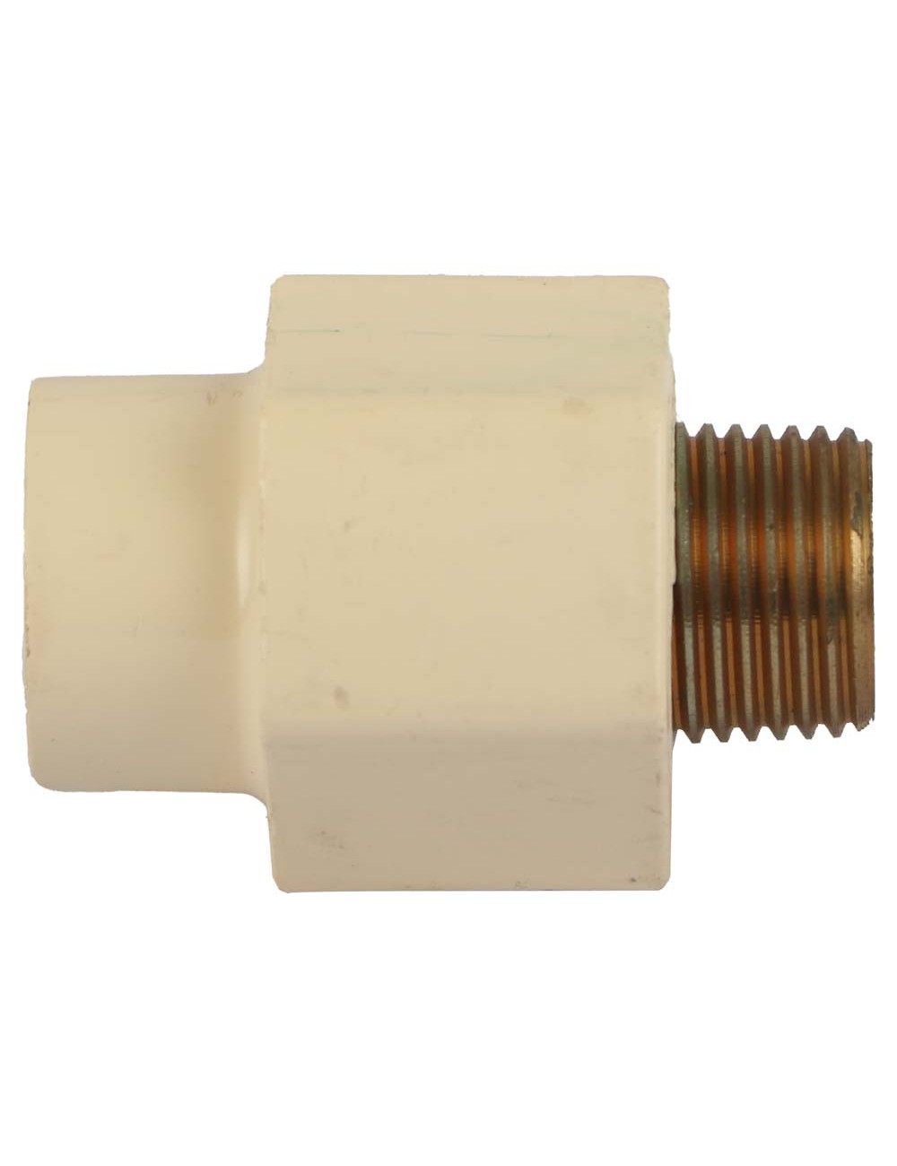 PVC ADAPTOR MALE BRASS THREAD 1/2"
