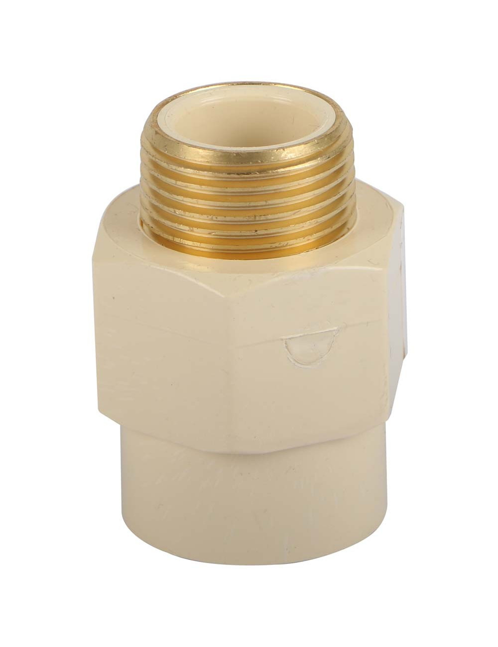 PVC ADAPTOR MALE BRASS THREAD 1"