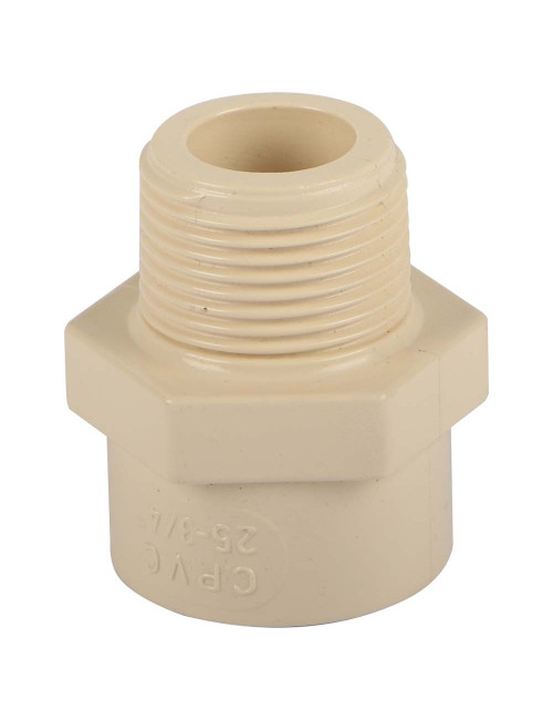 PVC MALE THREADED ADAPTOR 3/4"