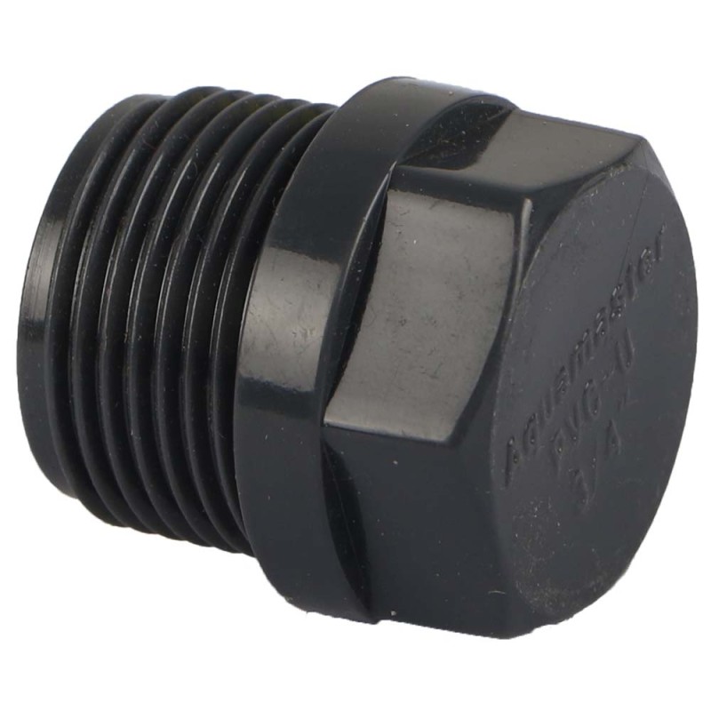 PVC PIPE CAP GREY 3/4"