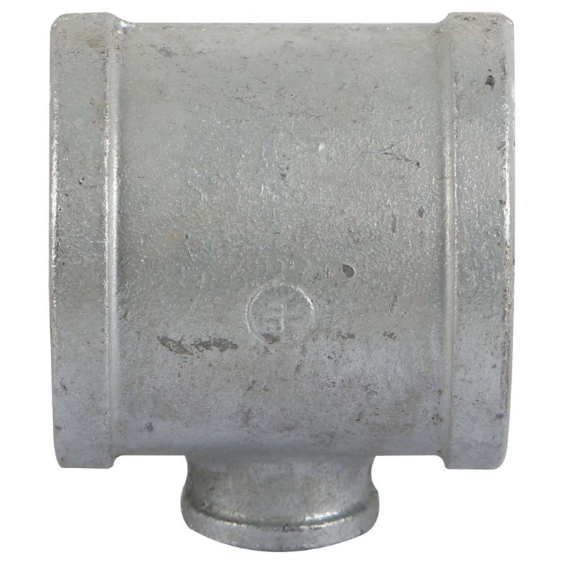 GALV. REDUCER TEE 1" x 3"