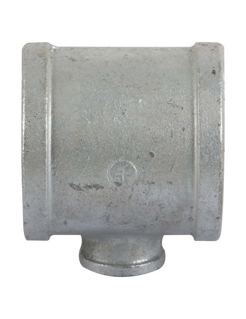 GALV. REDUCER TEE 1" x 3"