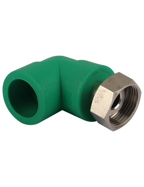 PPR ANGLE ELBOW WITH PIPE CONNECTION SOCKET 3/4"