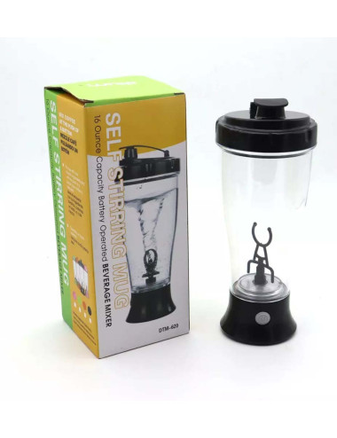 DTM-62 21*7CM كوب تقليب 300 ملي شفاف باتري