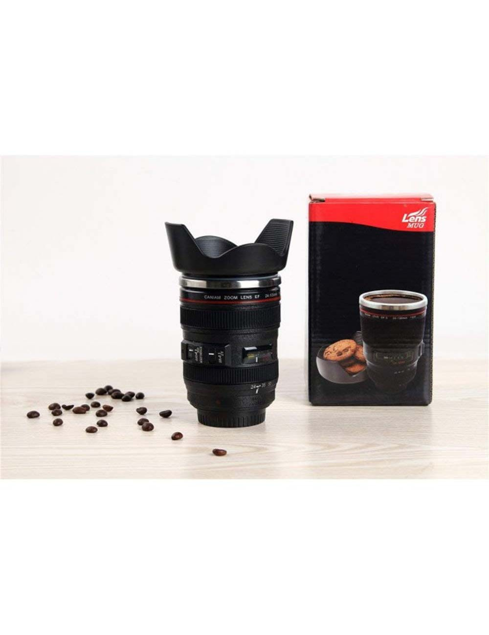 FFX-330FQ 8.3*16.6CM كوب تقليب استانلستيل شكل عدسة