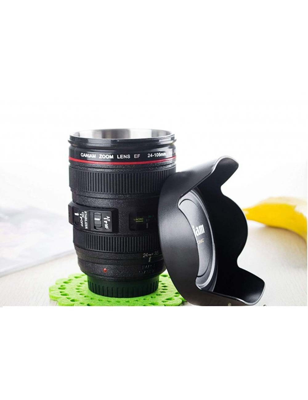 FFX-330FQ 8.3*16.6CM كوب تقليب استانلستيل شكل عدسة