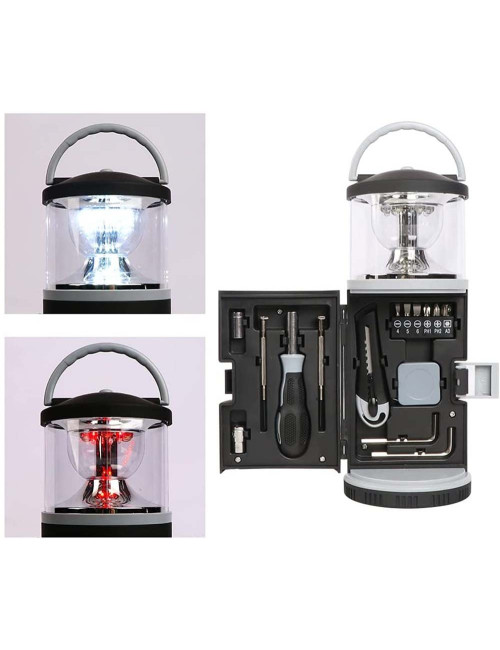 RX340 LANTERN WITH TOOLS 15PCS SET 10.3*10.3*26.2CM