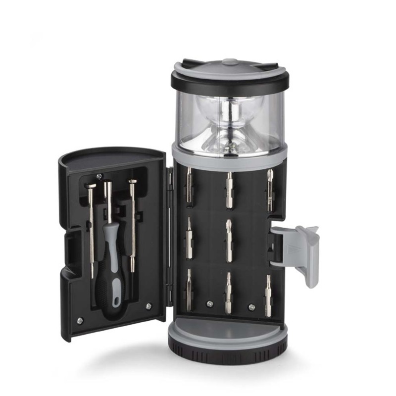 RX340A LANTERN WITH TOOLS 11PCS SET 8.1*8.1*19.5CM