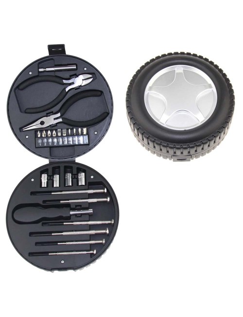 RX313E MULTIFUNCTIONAL TOOLS 24PCS SET16.5*16.5*6CM