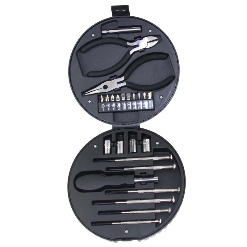 RX313E MULTIFUNCTIONAL TOOLS 24PCS SET16.5*16.5*6CM