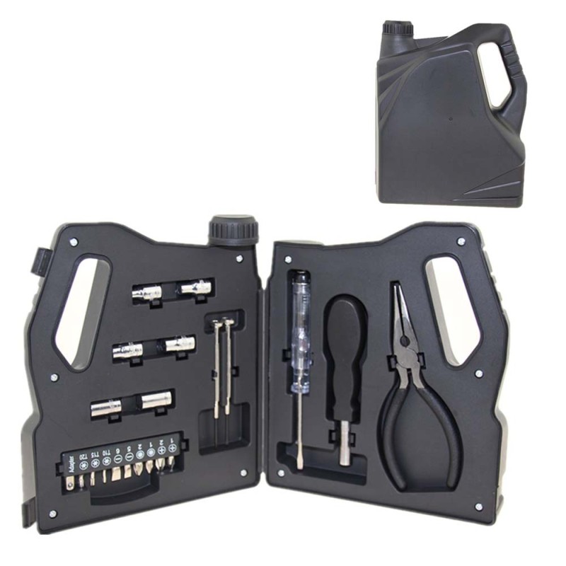 RX336 MULTIFUNCTIONAL TOOLS KIT 21PCS SET 19*16*7CM