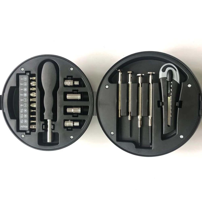 RX341 MULTIFUNCTIONAL FOOTBALL SHAPE TOOLS KIT 20PCS SET 13.3*13.3*12.3CM