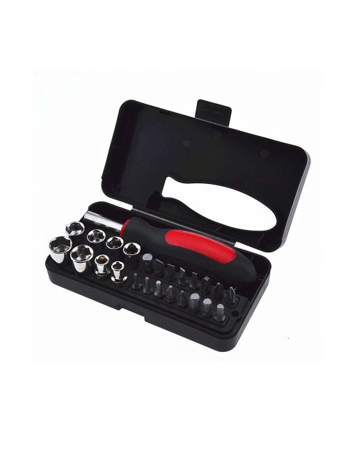 RX417 MULTIFUNCTIONAL TOOLS 25PCS SET 14*7.2*3.4CM