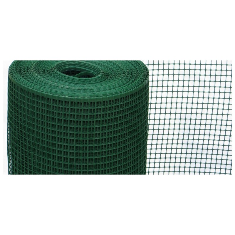 PVC COATED WELDED MESH GREEN 16G x 3/4" x 1.2 x 25 MTR