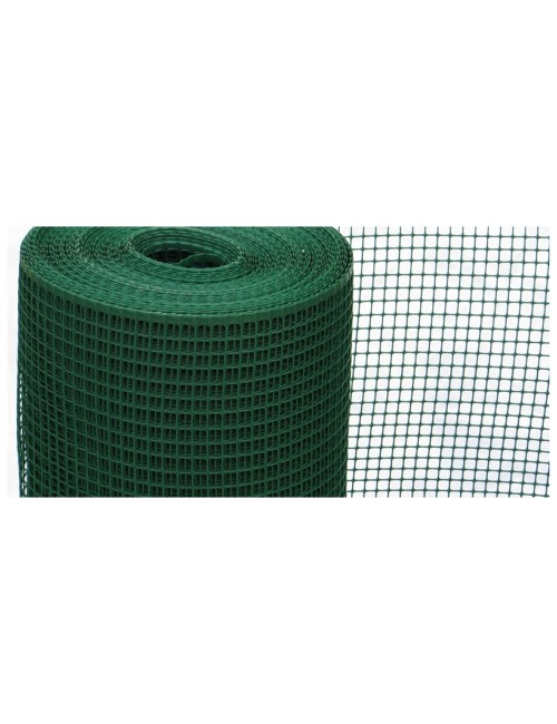 PVC COATED WELDED MESH GREEN 16G x 3/4" x 1.2 x 25 MTR