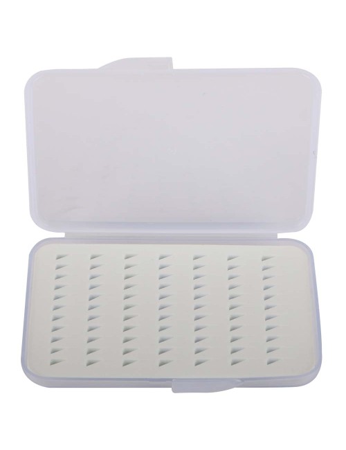 JAS-UFFBS ULTRA-THIN FLY FISHING BOX (S-TRANSPARENT) 11x7.5x1.3CM