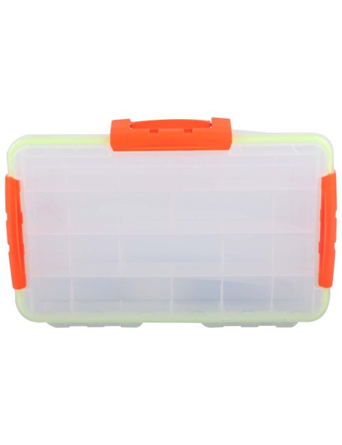 JAS-TWLBM THREE LOCK LUYA BOX (M) TRANSPARENT 36x22x5CM