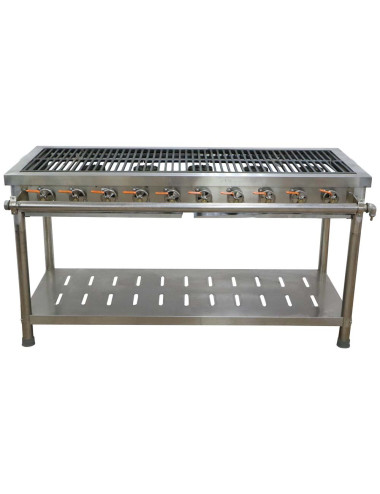 طباخ غاز 10 عين 1500×600×130×800 ملي