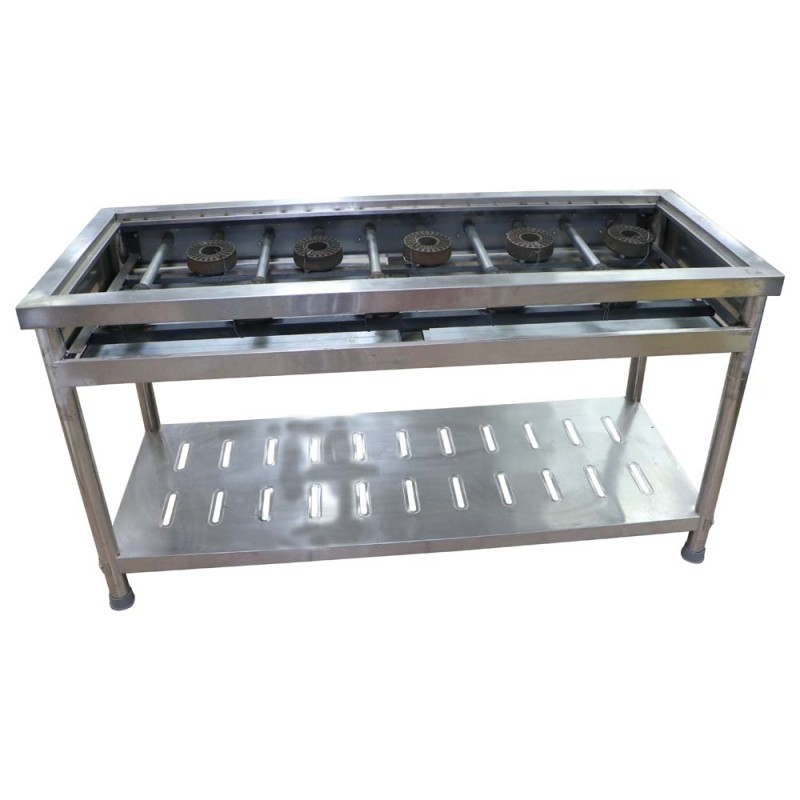طباخ غاز 10 عين 1500×600×130×800 ملي