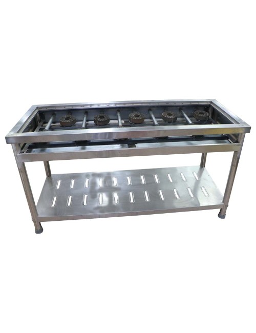 طباخ غاز 10 عين 1500×600×130×800 ملي