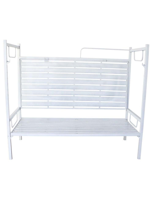FOLDING DOUBLE BED WHITE