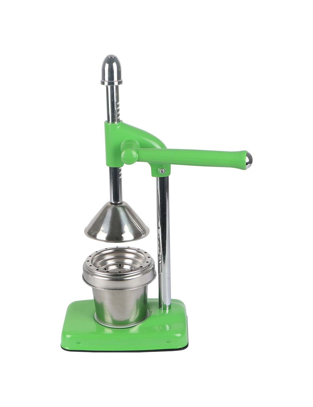 CITRUS FRUIT JUICER MANUAL ALUMINUM ALLOY WITH STAINLESS STEEL GREEN 14X18X36CM 1.6KG
