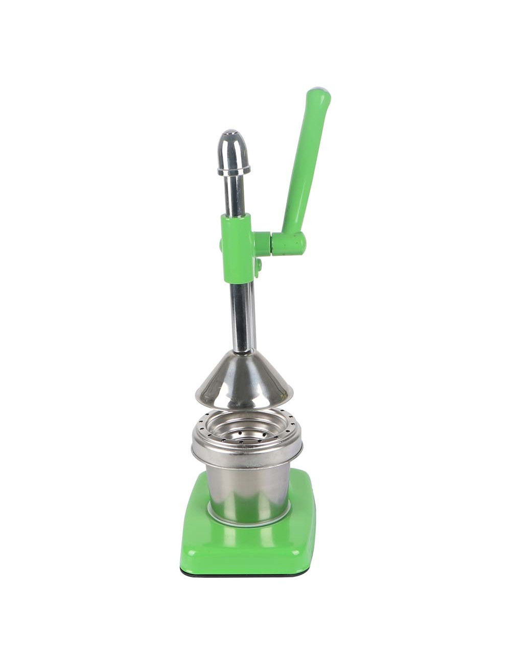 CITRUS FRUIT JUICER MANUAL ALUMINUM ALLOY WITH STAINLESS STEEL GREEN 14X18X36CM 1.6KG