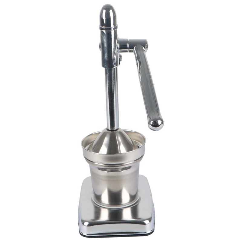 CITRUS FRUIT JUICER MANUAL ALUMINUM ALLOY WITH STAINLESS STEEL METALLIC 14X18X36CM 1.6KG
