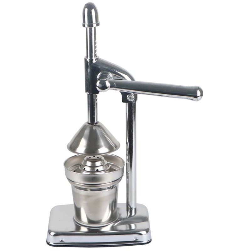 CITRUS FRUIT JUICER MANUAL ALUMINUM ALLOY WITH STAINLESS STEEL METALLIC 14X18X36CM 1.6KG