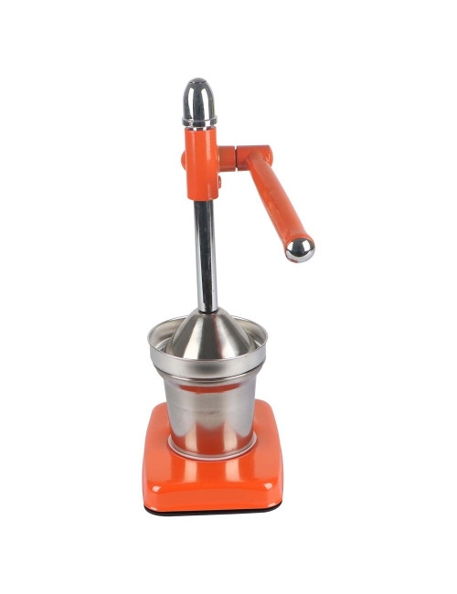 CITRUS FRUIT JUICER MANUAL ALUMINUM ALLOY WITH STAINLESS STEEL ORANGE 14X18X36CM 1.6KG