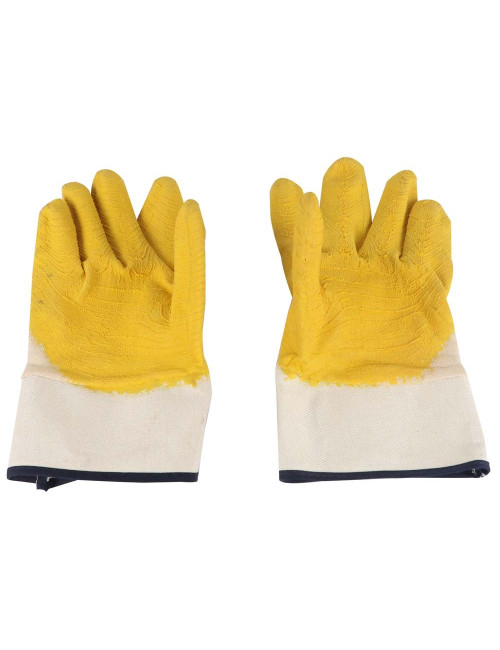 كفوف اصفر بلاستيك خشن "10.5 CHN