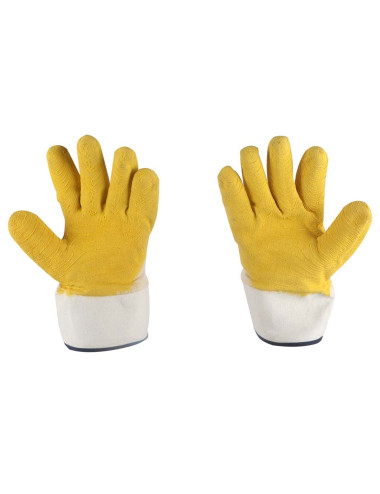 كفوف اصفر بلاستيك خشن "10.5 CHN