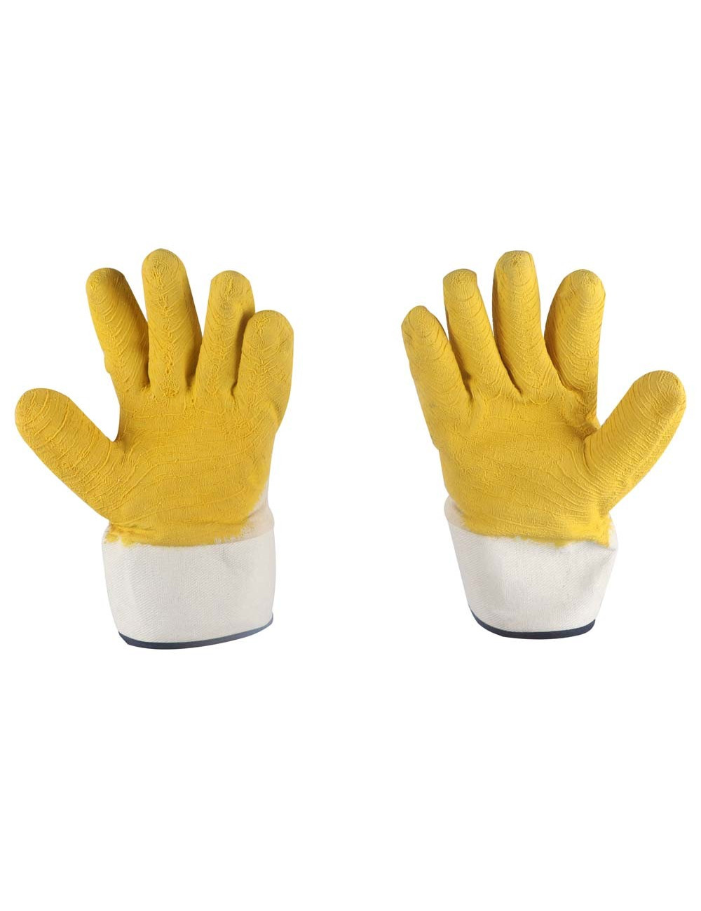 كفوف اصفر بلاستيك خشن "10.5 CHN