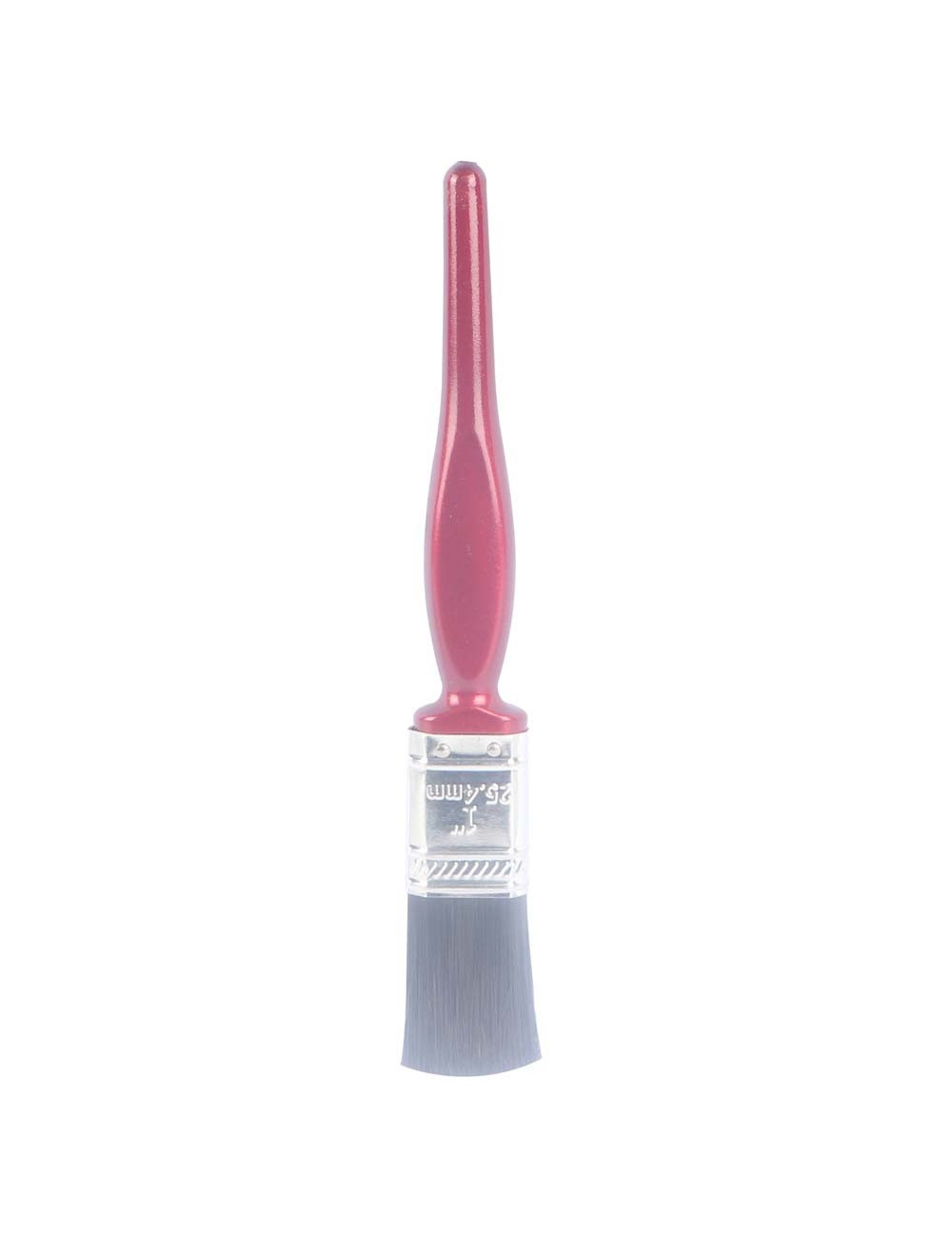 PB038D PAINT BRUSH RED PLASTIC HANDLE 1"
