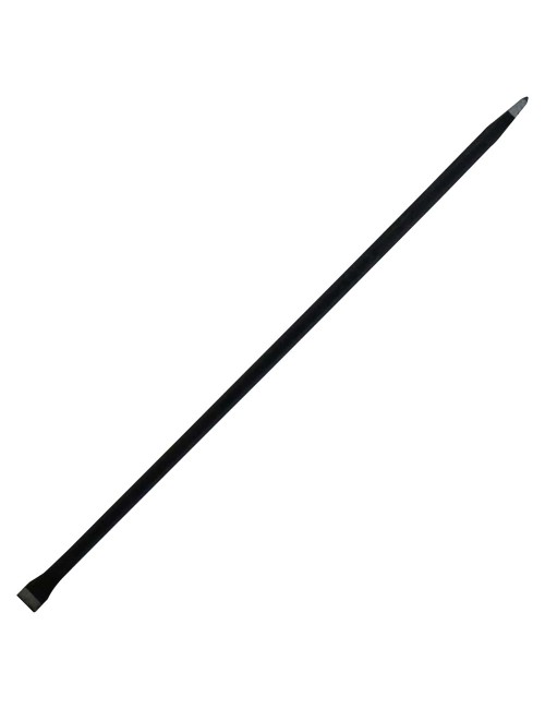 CROW BAR ONE END CHISEL 31 MM x 5 FT W/ BLACK PAINT