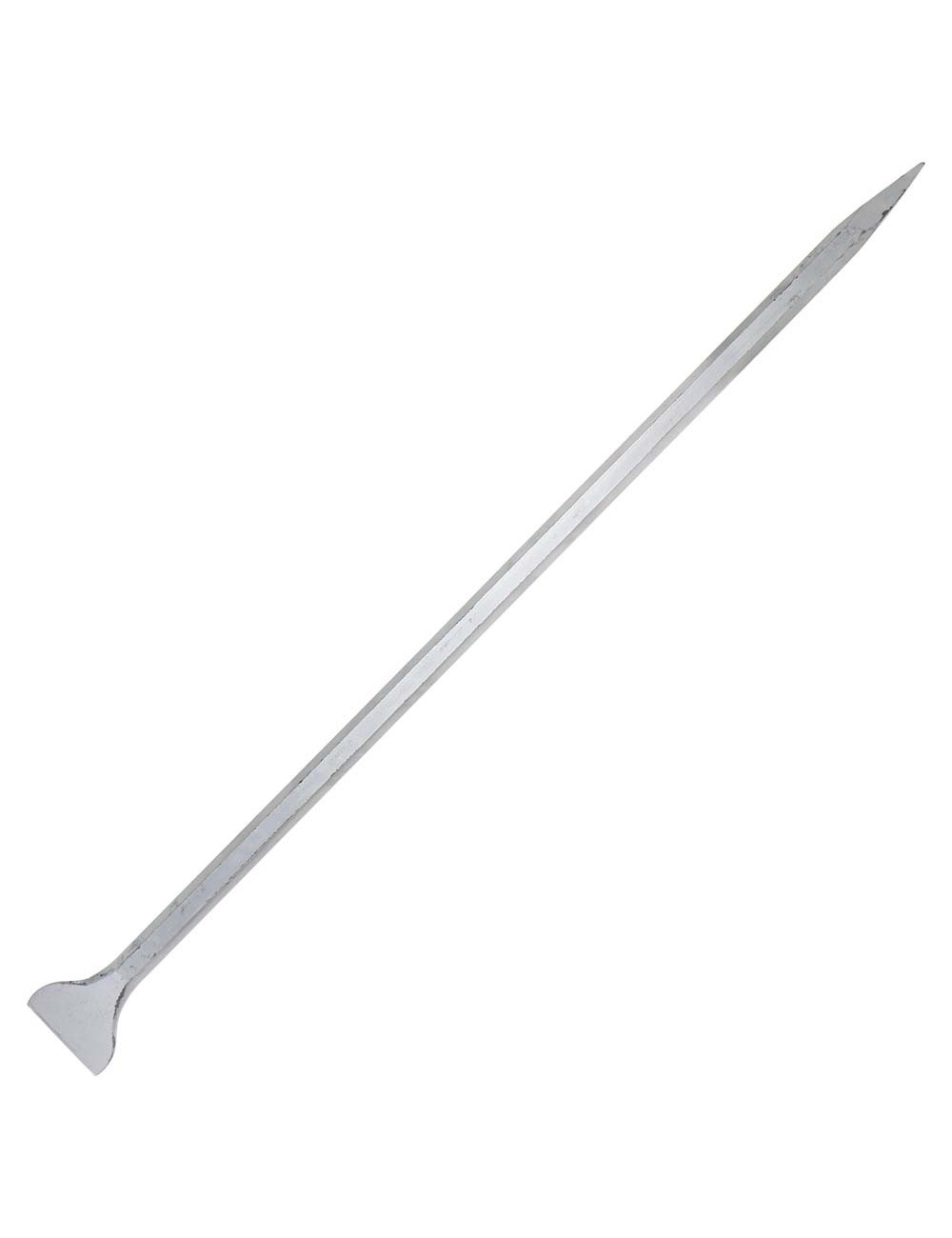 CROW BAR ONE END CHISEL OTHER END CONICAL 32 MM x 4 FT