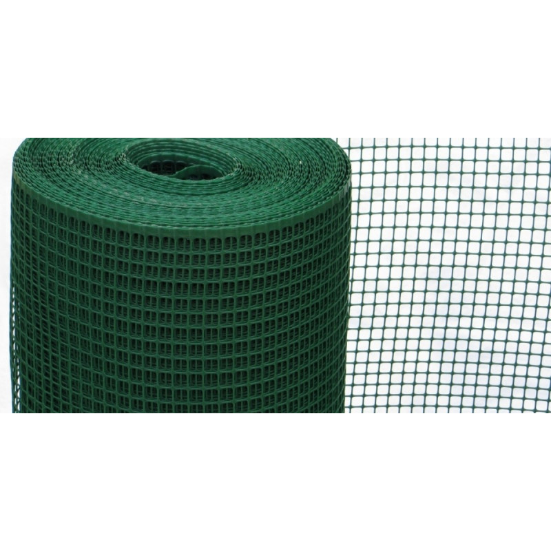 PVC COATED WELDED MESH GREEN 15G x 1" x 2 x 25 MTR