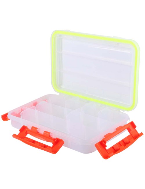 JAS-TWLBS THREE LOCK LUYA BOX (S) TRANSPARENT 27x17x5CM