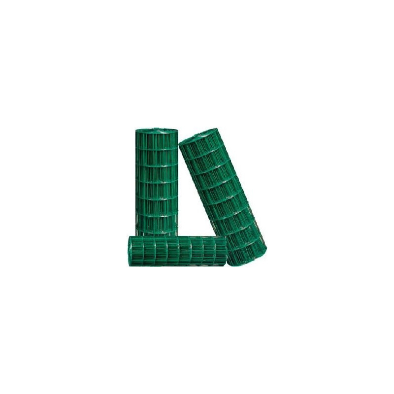 PVC COATED WELDED MESH GREEN 15G x 1" x 2 x 25 MTR
