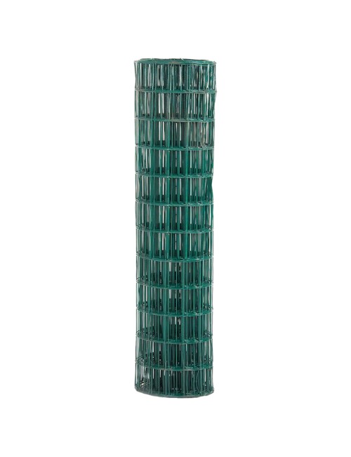 PVC COATED WELDED MESH GREEN 14G x 2" x 1" x 1.5 x 25 MTR