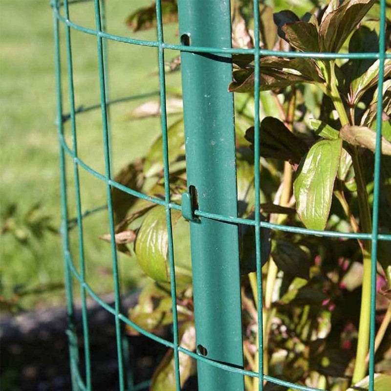 PVC COATED WELDED MESH GREEN 14G x 2" x 1" x 2 x 25 MTR