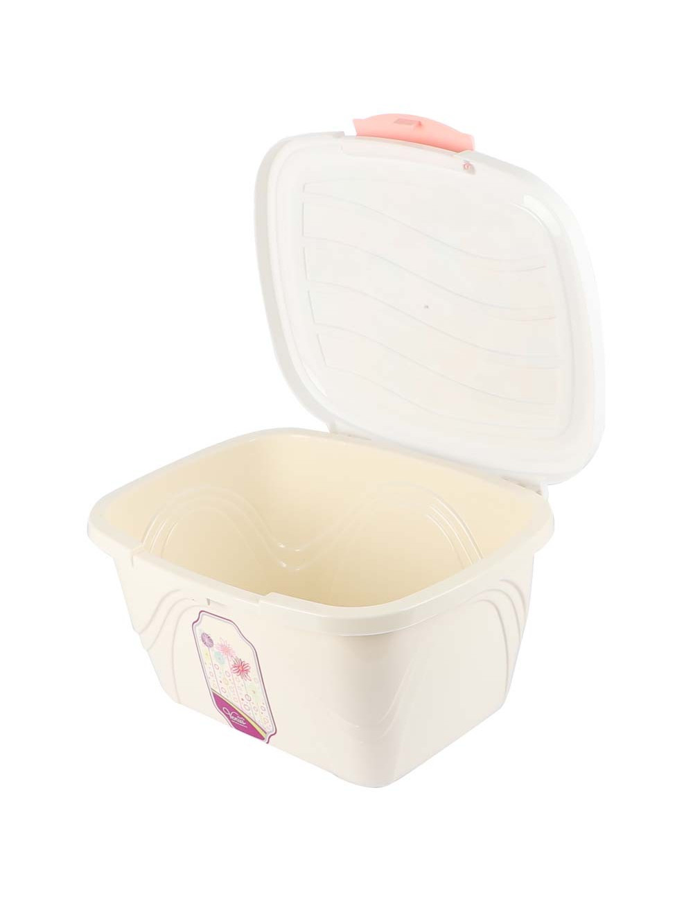 N101 PLASTIC TRANSPARENT CONTAINER MEDIUM 7LTR