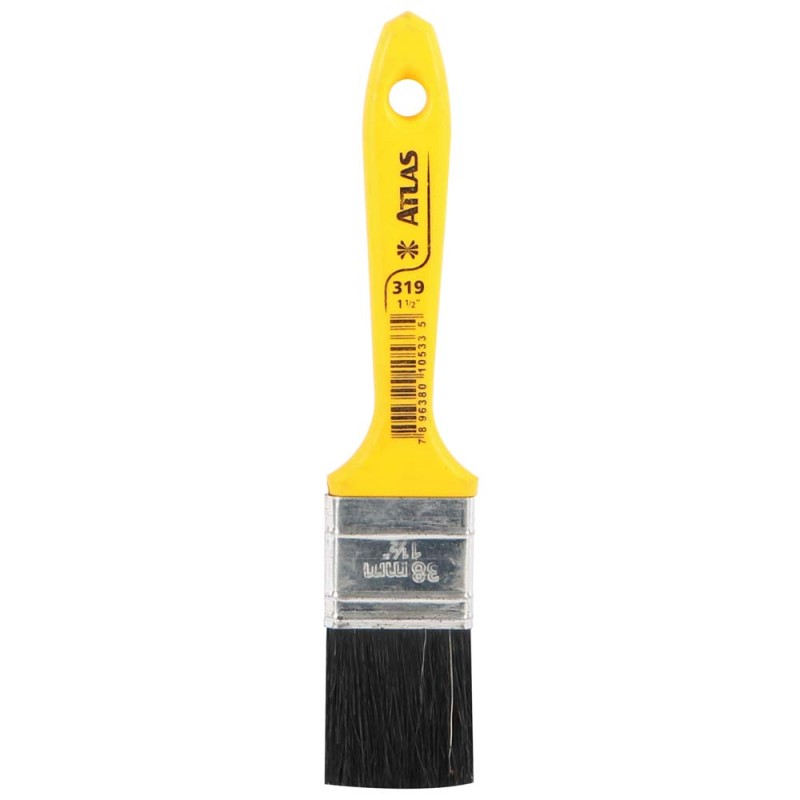 ATLAS 319 PAINT BRUSH YELLOW 1.5"