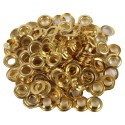 GRM/1-2/28 BRASS PLATED STEEL GROMMET 1/2"