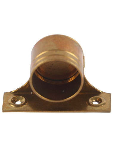 BRASS CURTAIN PIPE CUP 1"