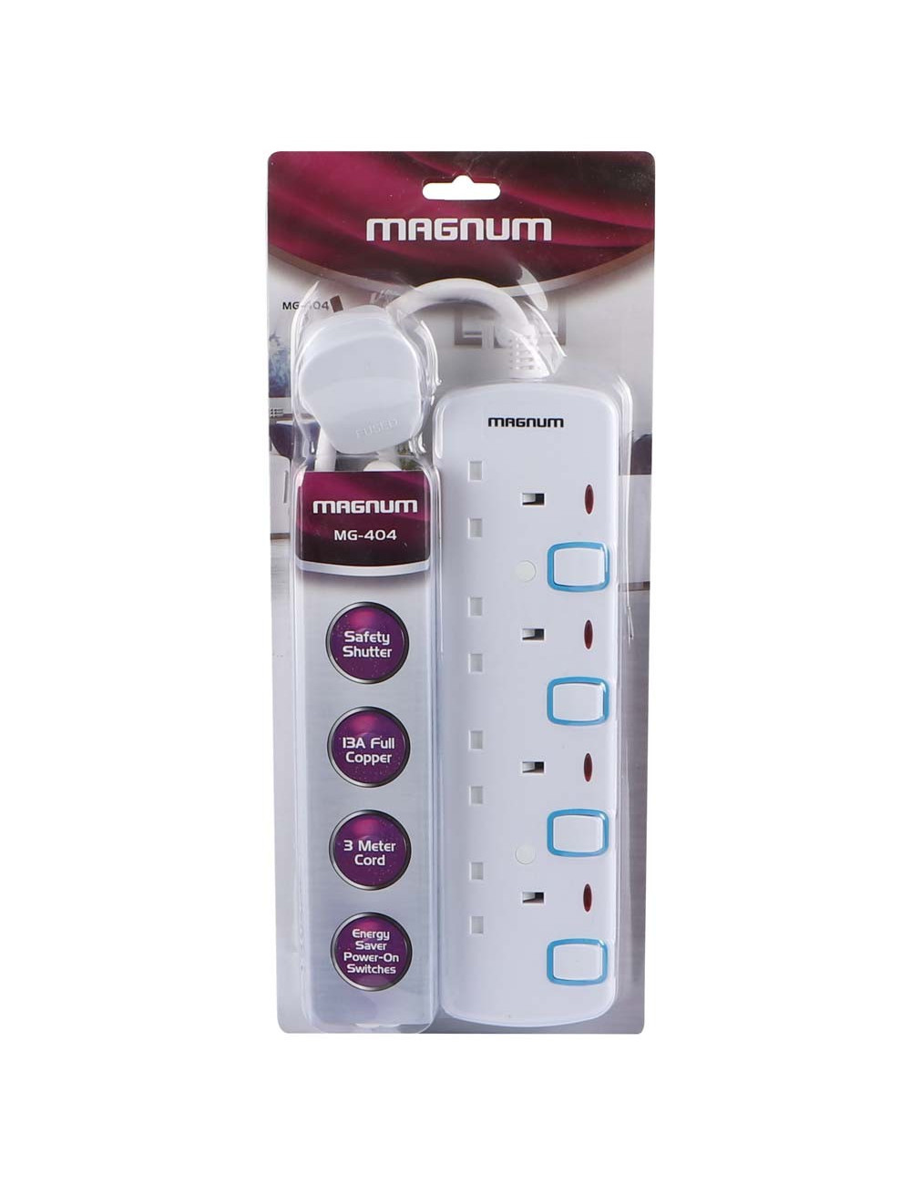 MAGNUM موزع 4 فتحة 3 متر واير