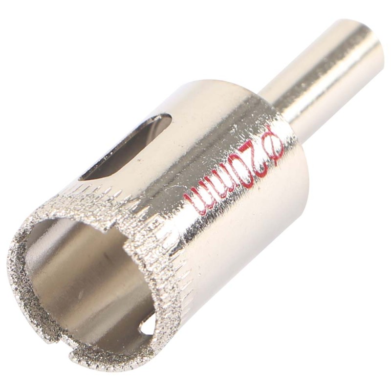 DIAMOND GLASS HOLESAW 20 MM
