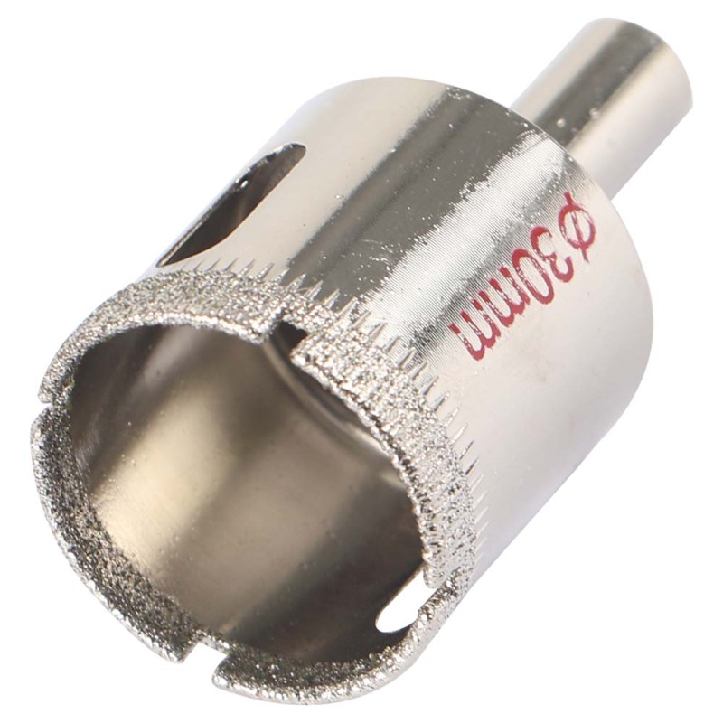 DIAMOND GLASS HOLESAW 30 MM