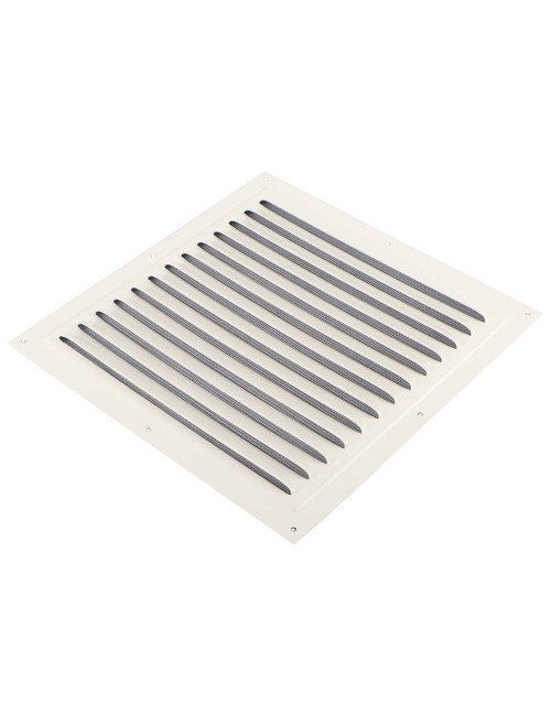 RAL9016 فتحة تهوية مع شبك 25سم×25سم CHN
